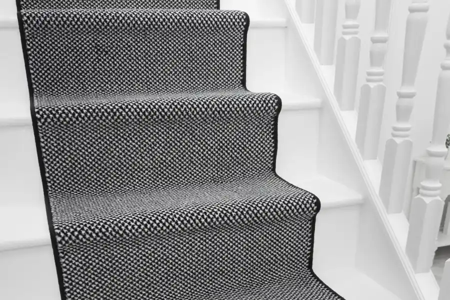 Hazy Black Stair Runner No Reviews - Write a Review