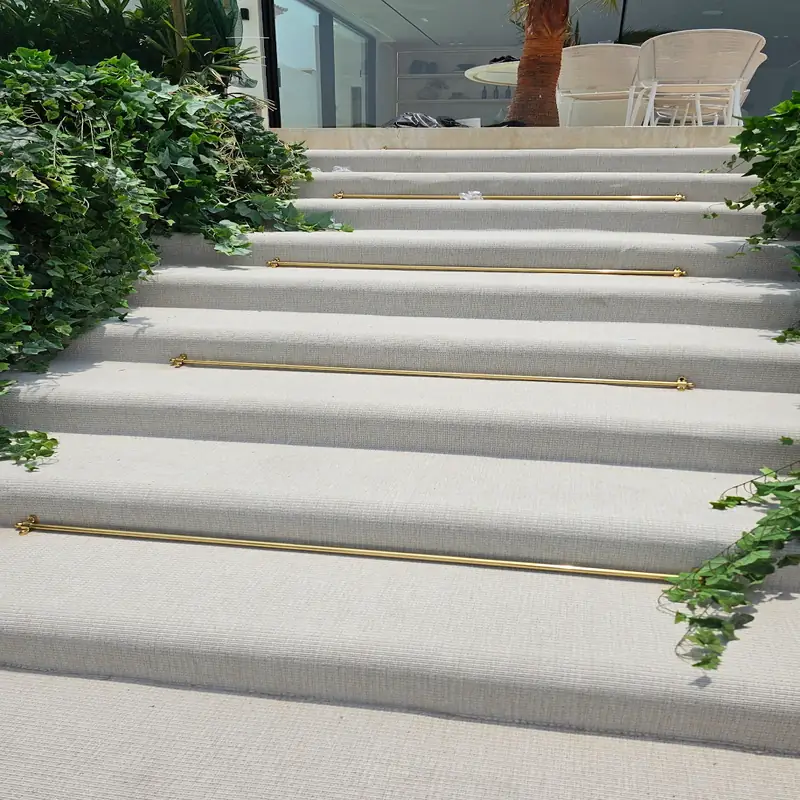 Outdoor Stair Carpet Rods in Dubai